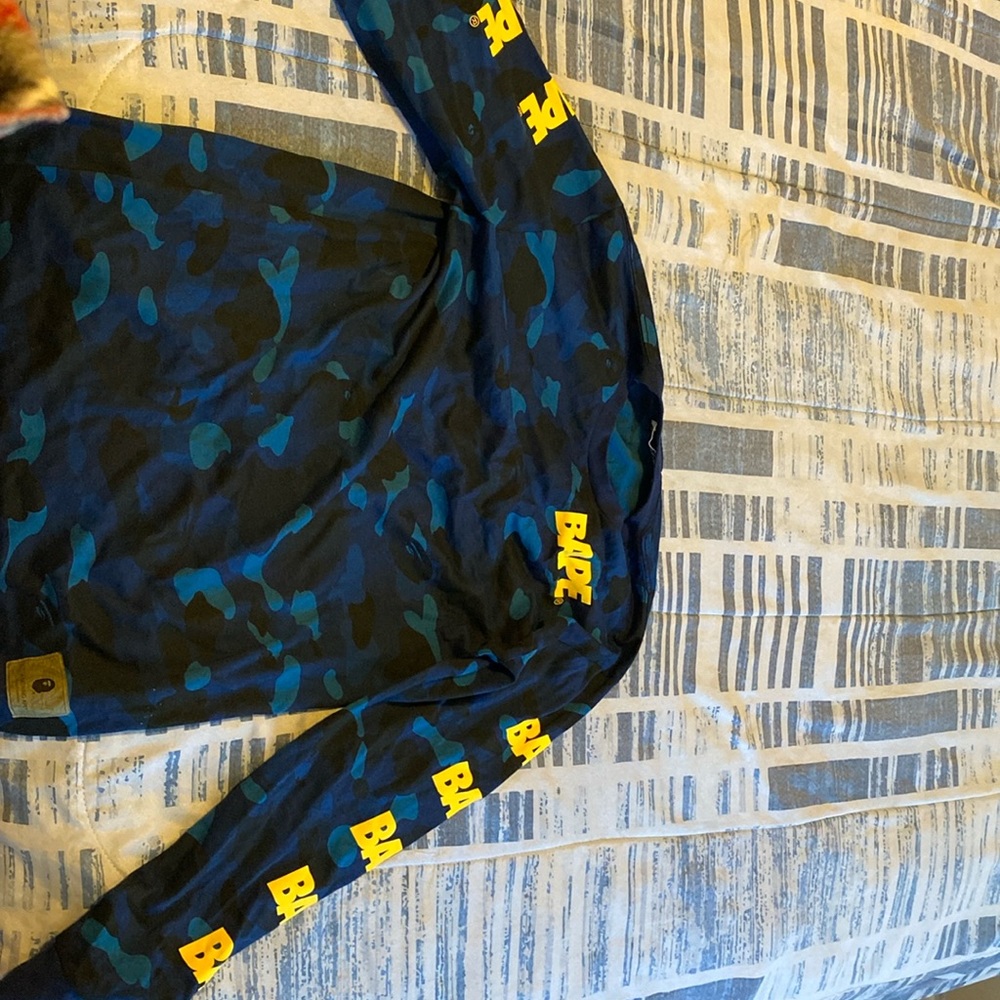 Bape long sleeve shirt